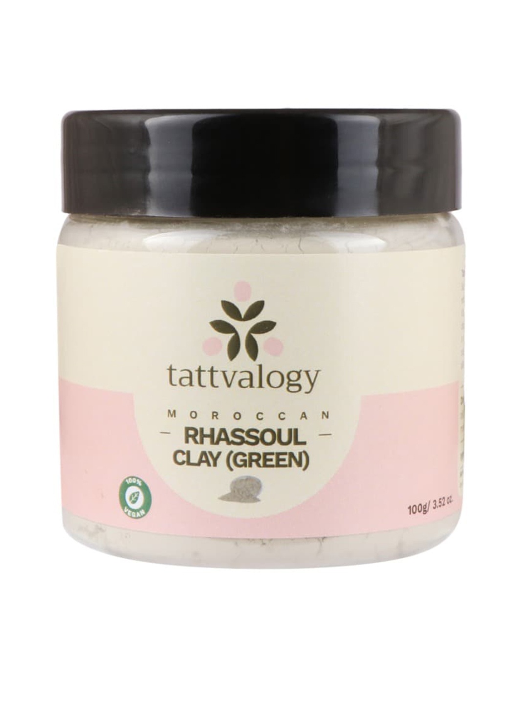 

Tattvalogy Natural Moroccan Rhassoul Clay - 100 g, Beige