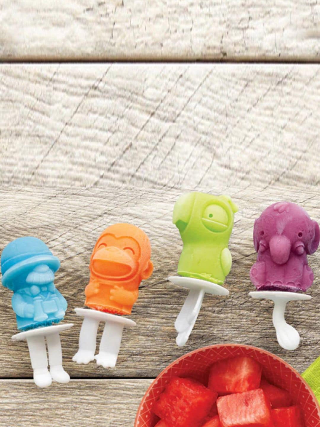 

ZOKU Green Solid Safari Pop Ice Moulds