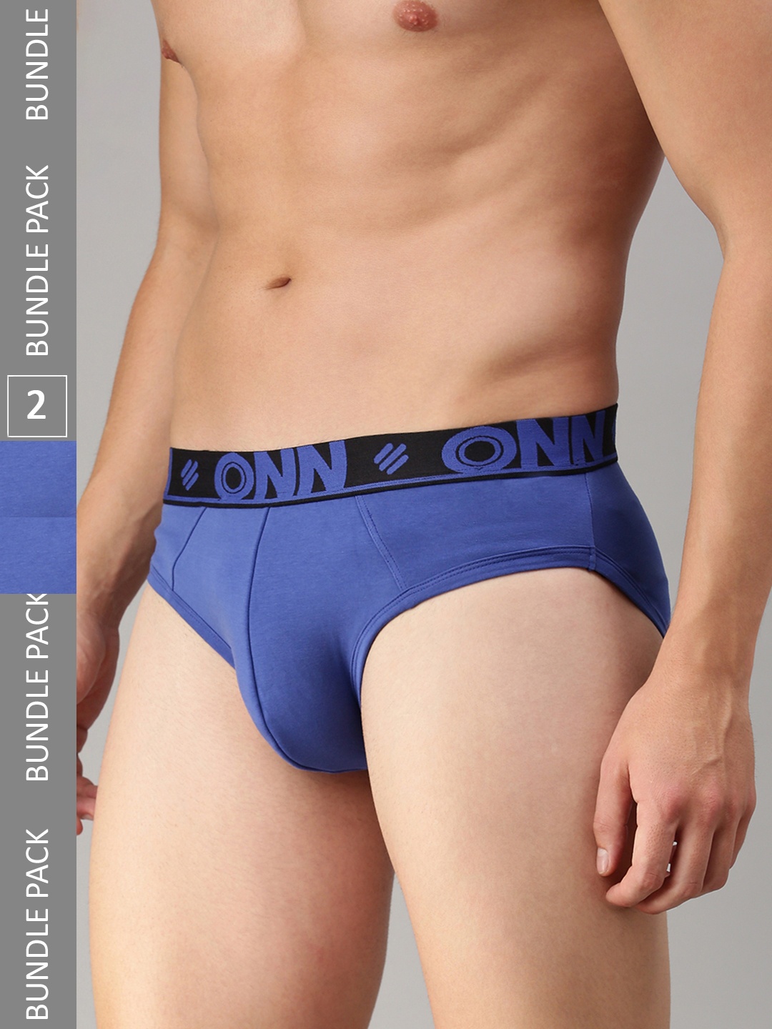 

ONN Blue Solid Basic Briefs