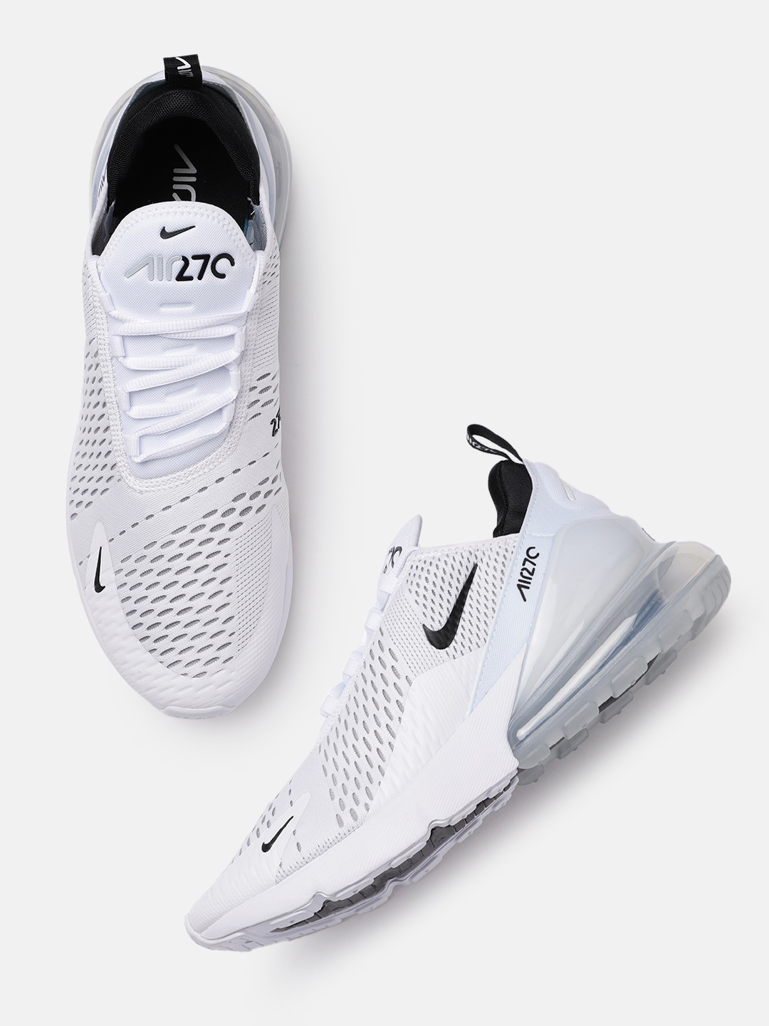 

Nike Men White AIR MAX 270 Sneakers