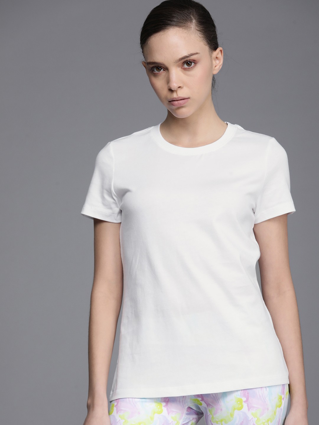 

Nike Sportswear Women White NSW SS NBY Pure Cotton Crew T-shirt