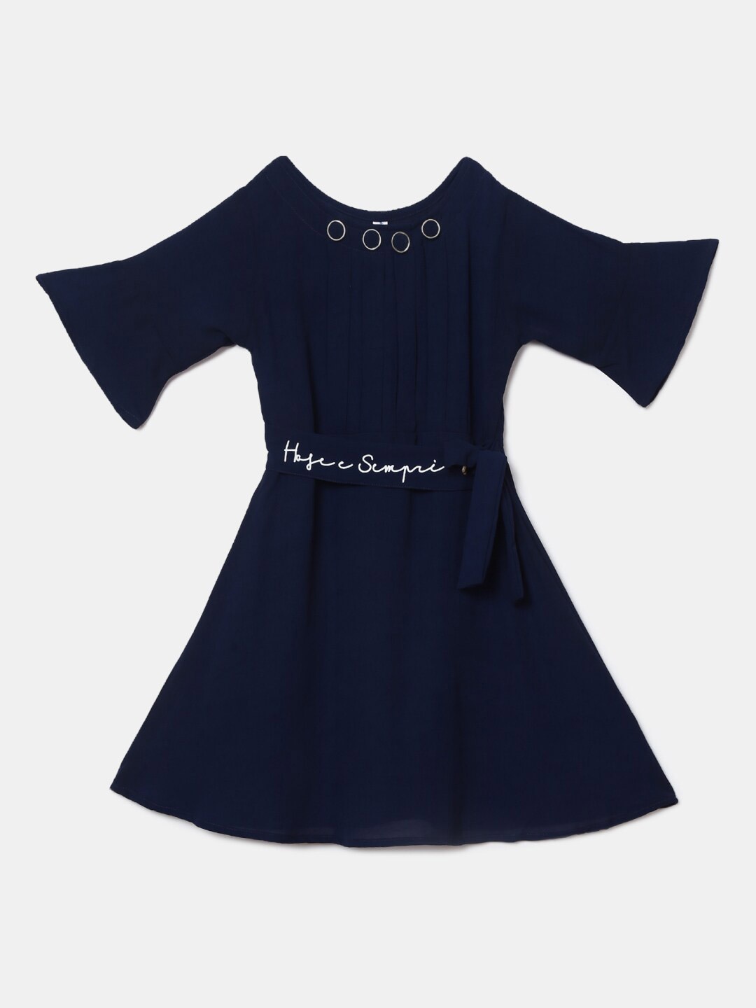 

V-Mart Navy Blue Georgette Dress