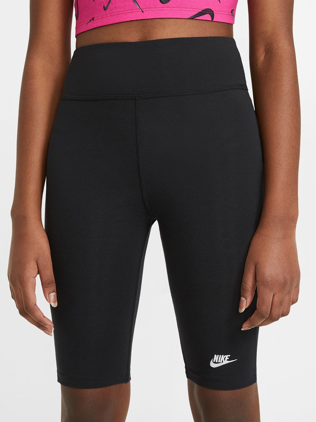 

Nike Girls NSW BIKE 9 IN Slim Fit Shorts, Black