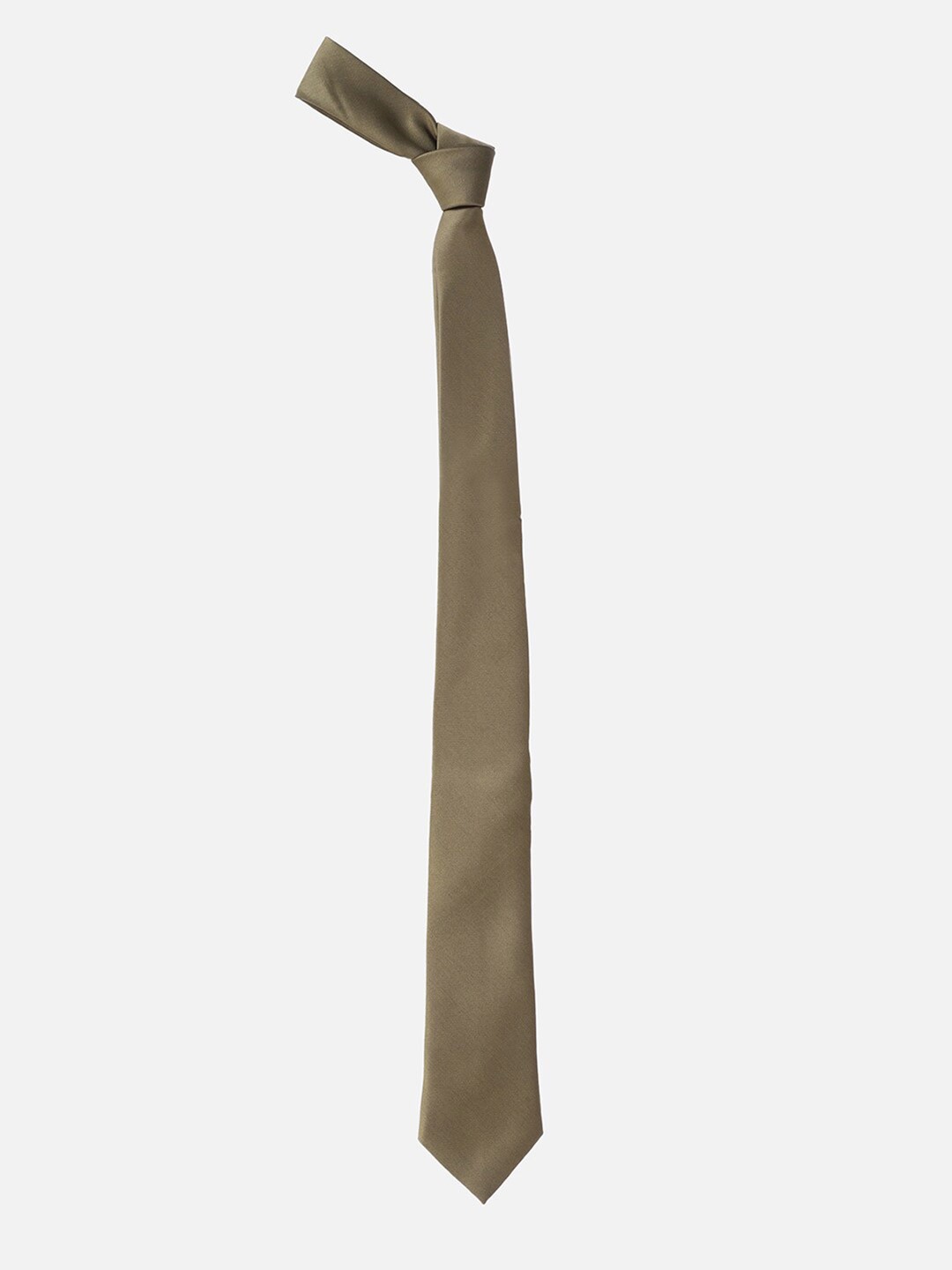 

Louis Philippe Men's Olive Green Broad Tie