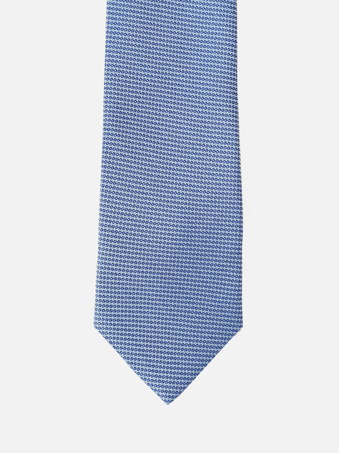 

Louis Philippe Men Blue Woven Design Broad Tie