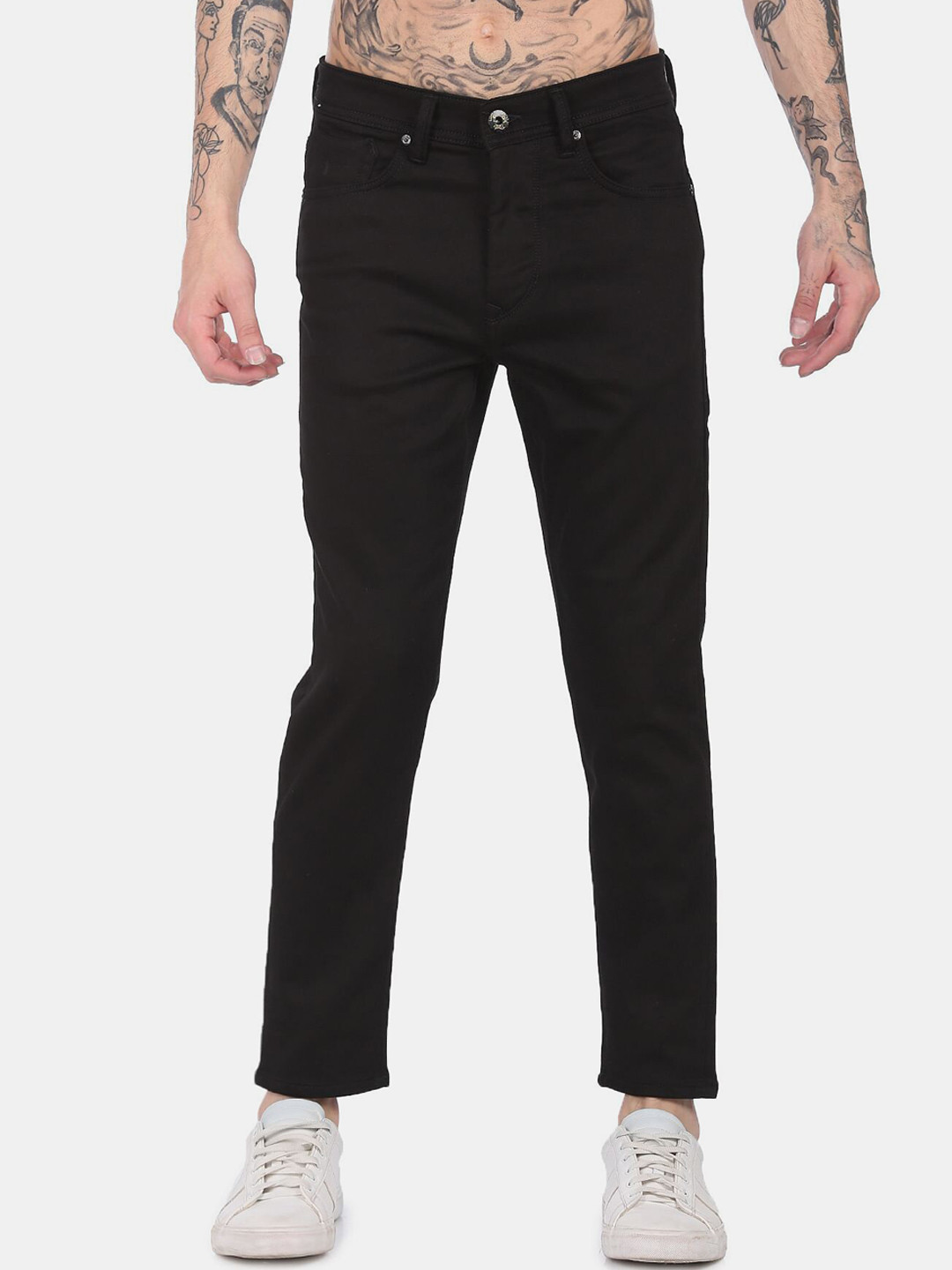 

Flying Machine Men Black Slim Fit Jeans