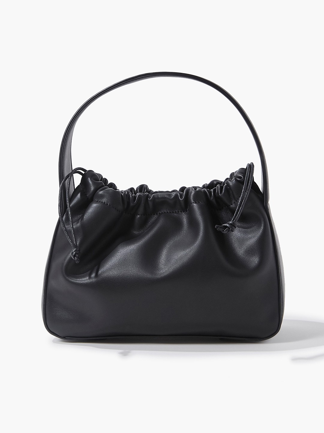 

FOREVER 21 Black PU Structured Handheld Bag