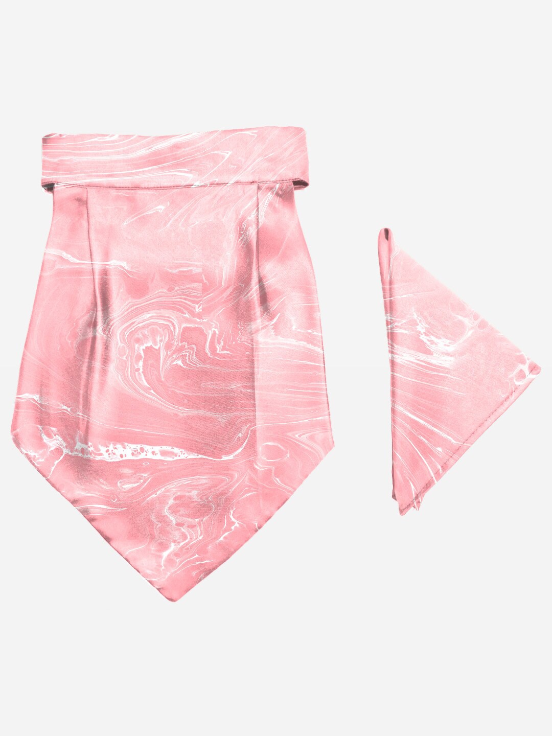 

Blacksmith Men Pink & Black Printed Cravat