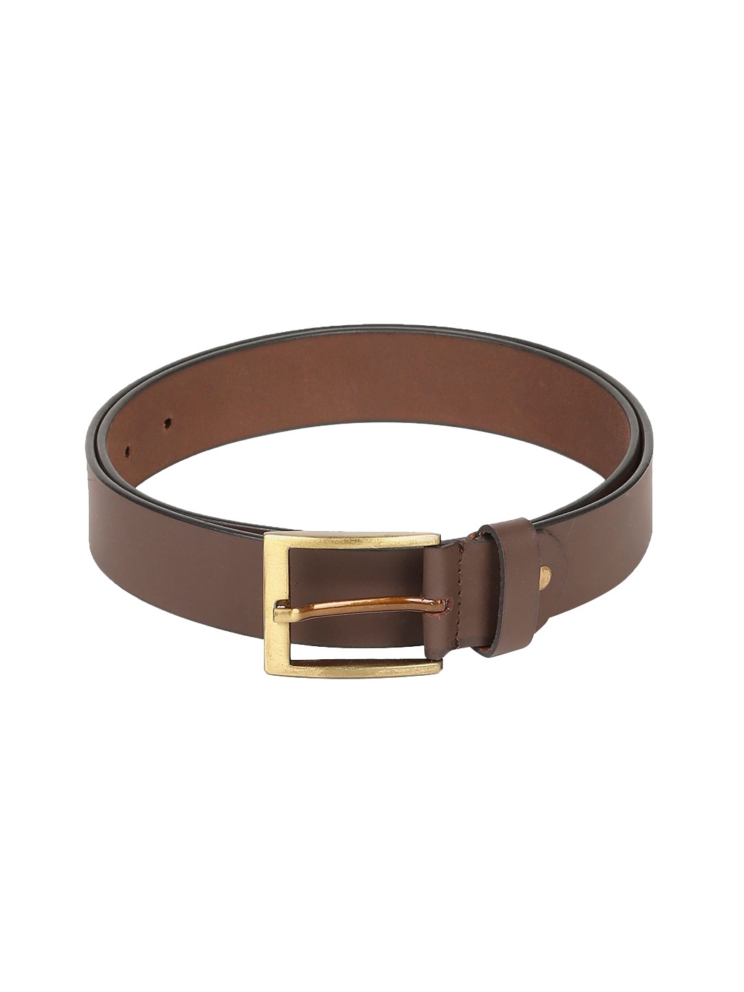 

AD By Arvind Men Brown Leather Belt