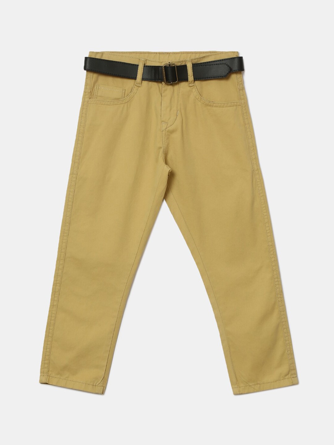 

V-Mart Kids-Boys Regular Fit Beige Classic Trousers