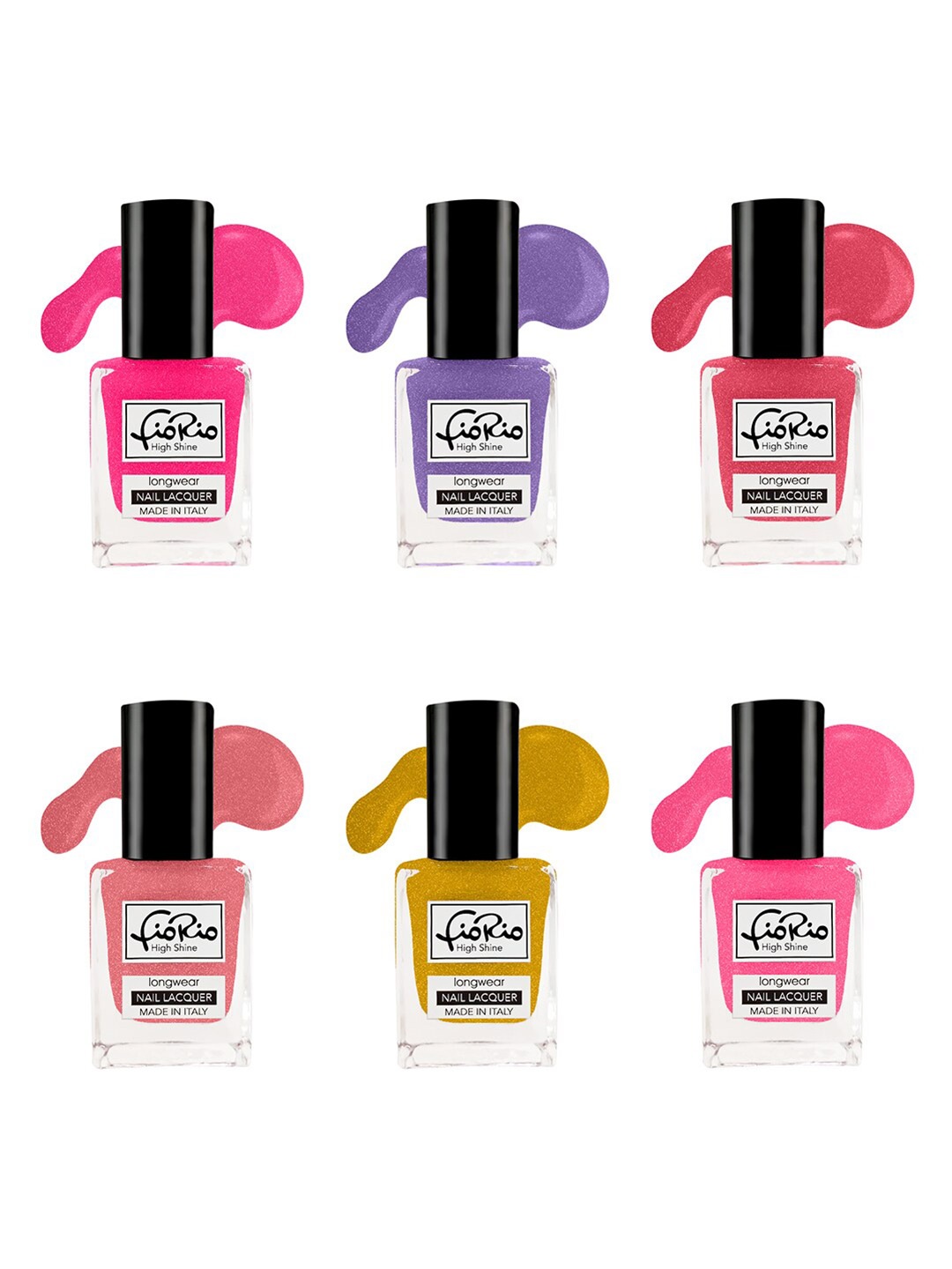 

Fiorio Set of 6 Nail polish 66ml, Na