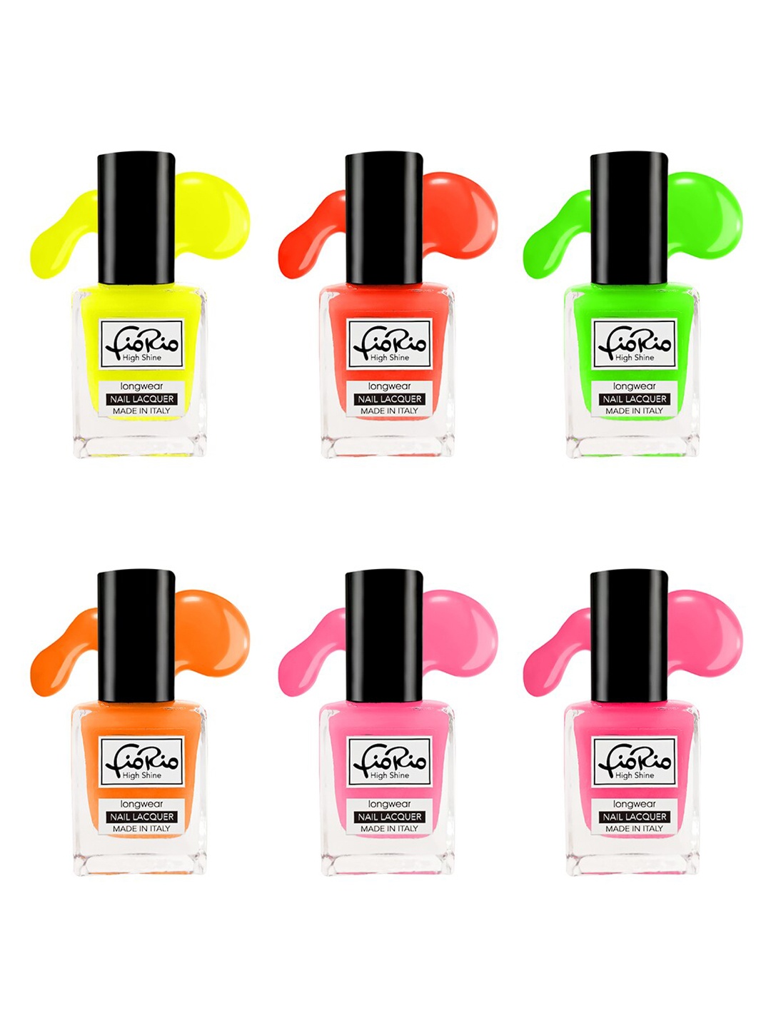 

Fiorio Set of 6 Nail polish 66ml, Na