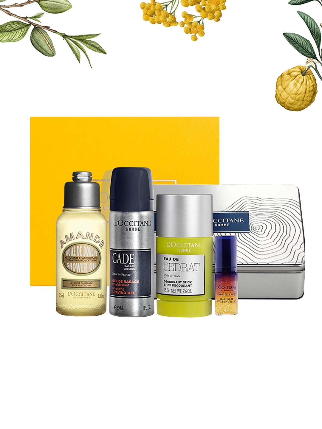 

LOccitane en Provence Men Essentials Gift Set, Yellow