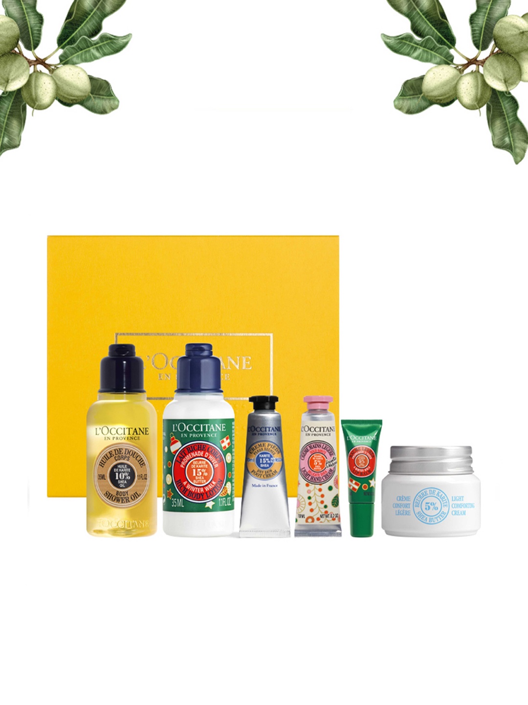 

LOccitane en Provence Shea Butter Bath and Body Gift Set, Metallic