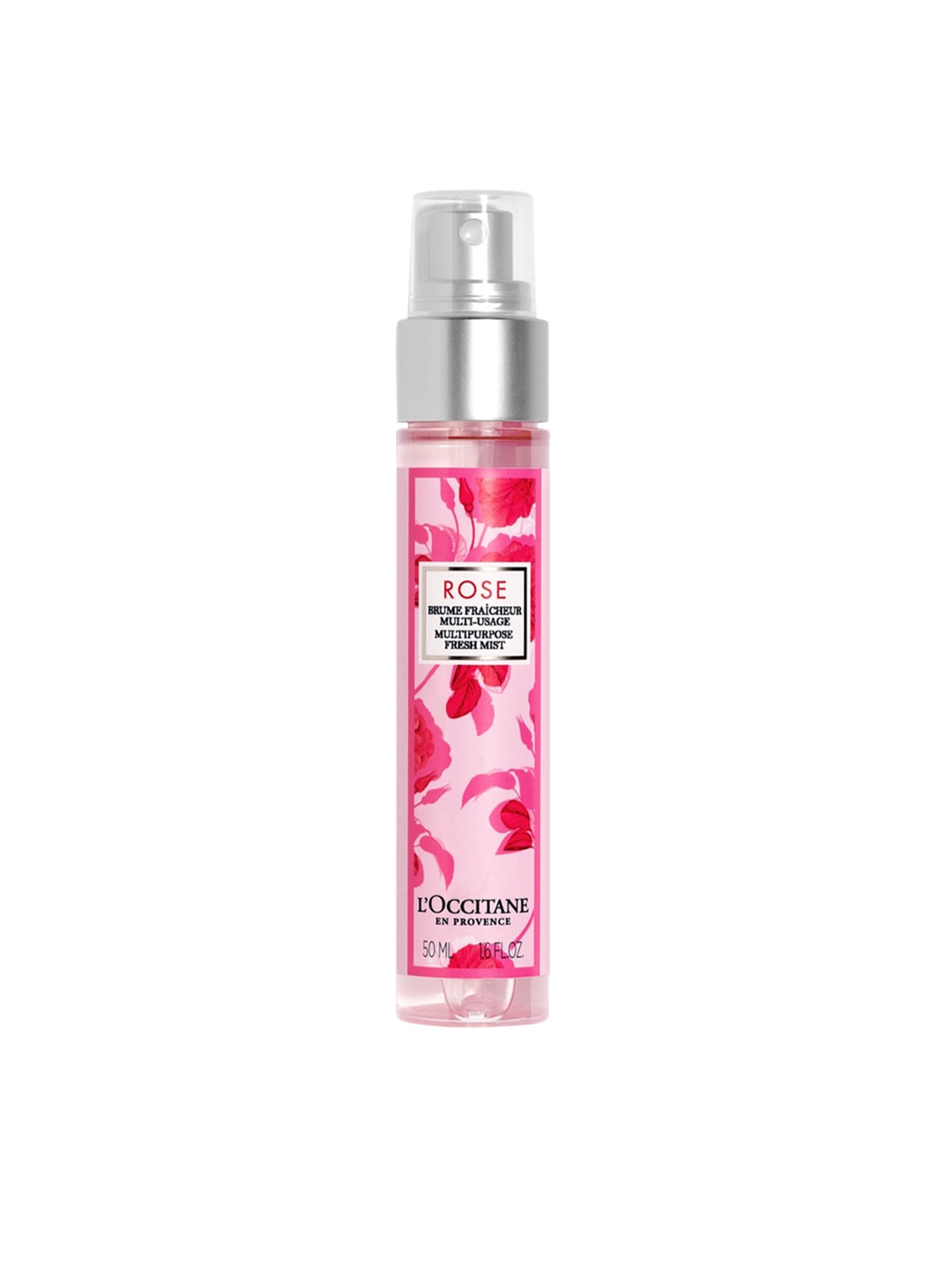 

LOccitane en Provence Rose Multipurpose Fresh Mist Toner For 24-Hour Hydration - 50 ml, Pink