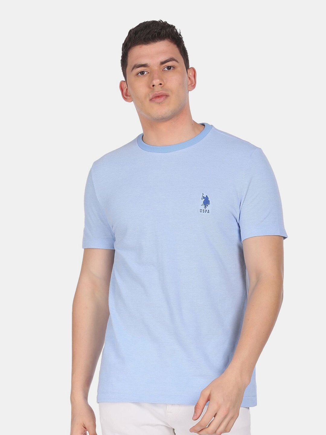 

U S Polo Assn Men Blue T-shirt