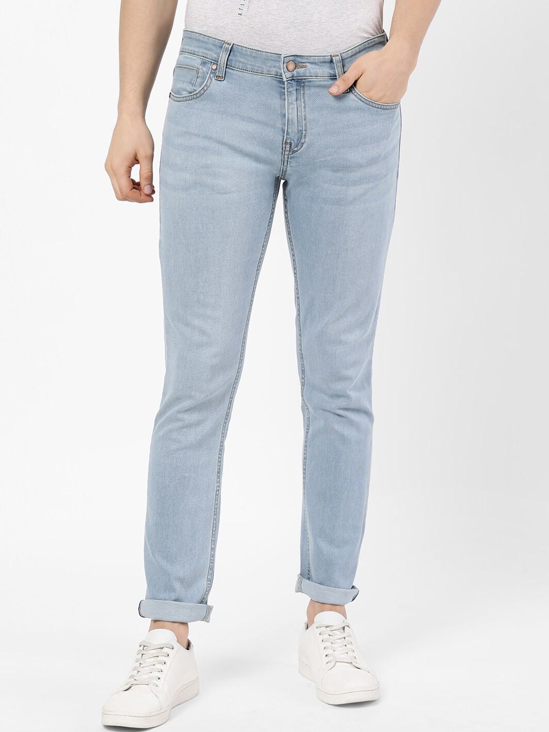 

R&B Men Blue Skinny Fit Jeans