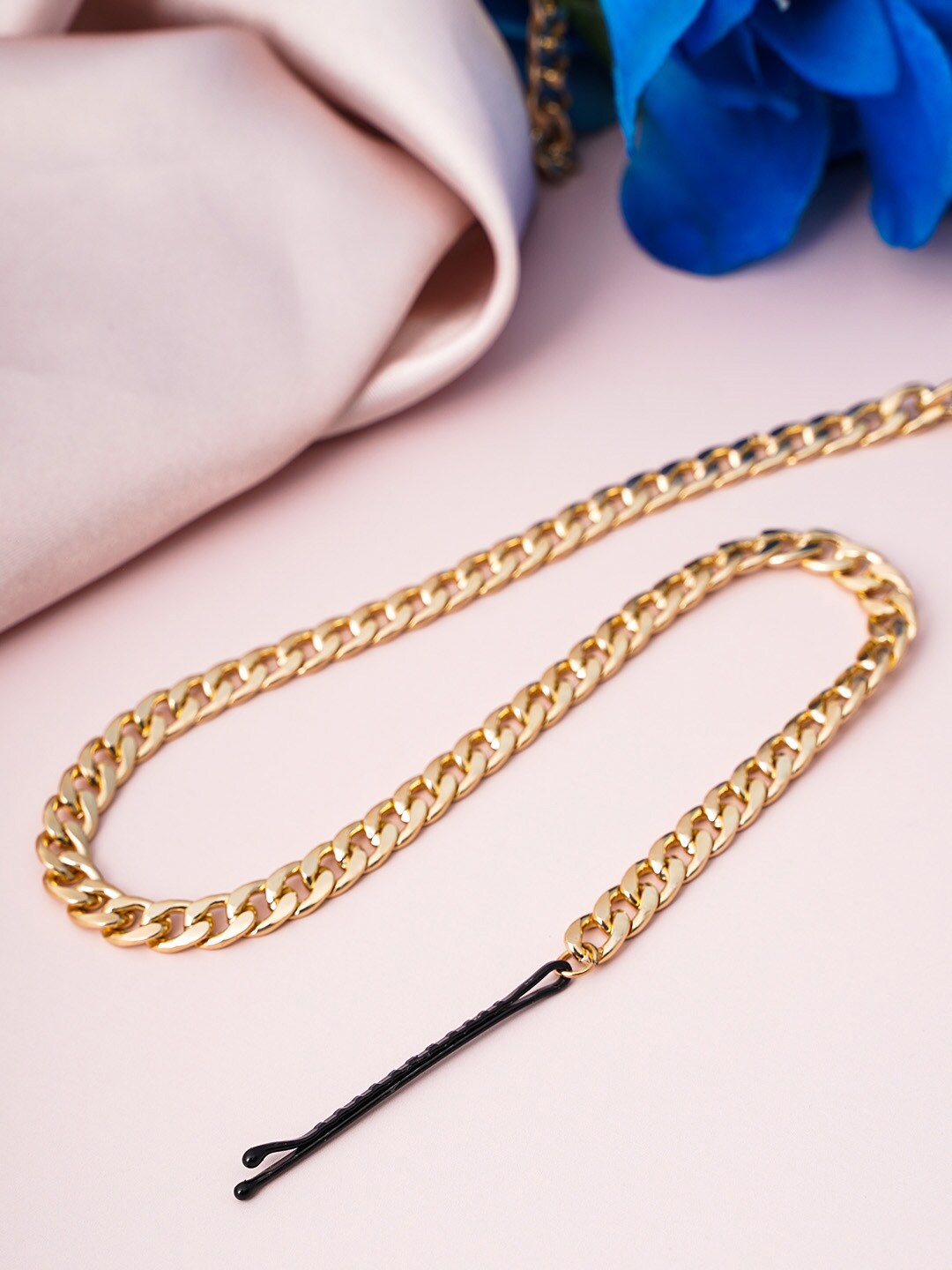 

Emmie Women Gold-Toned Embellished Hair Accessory