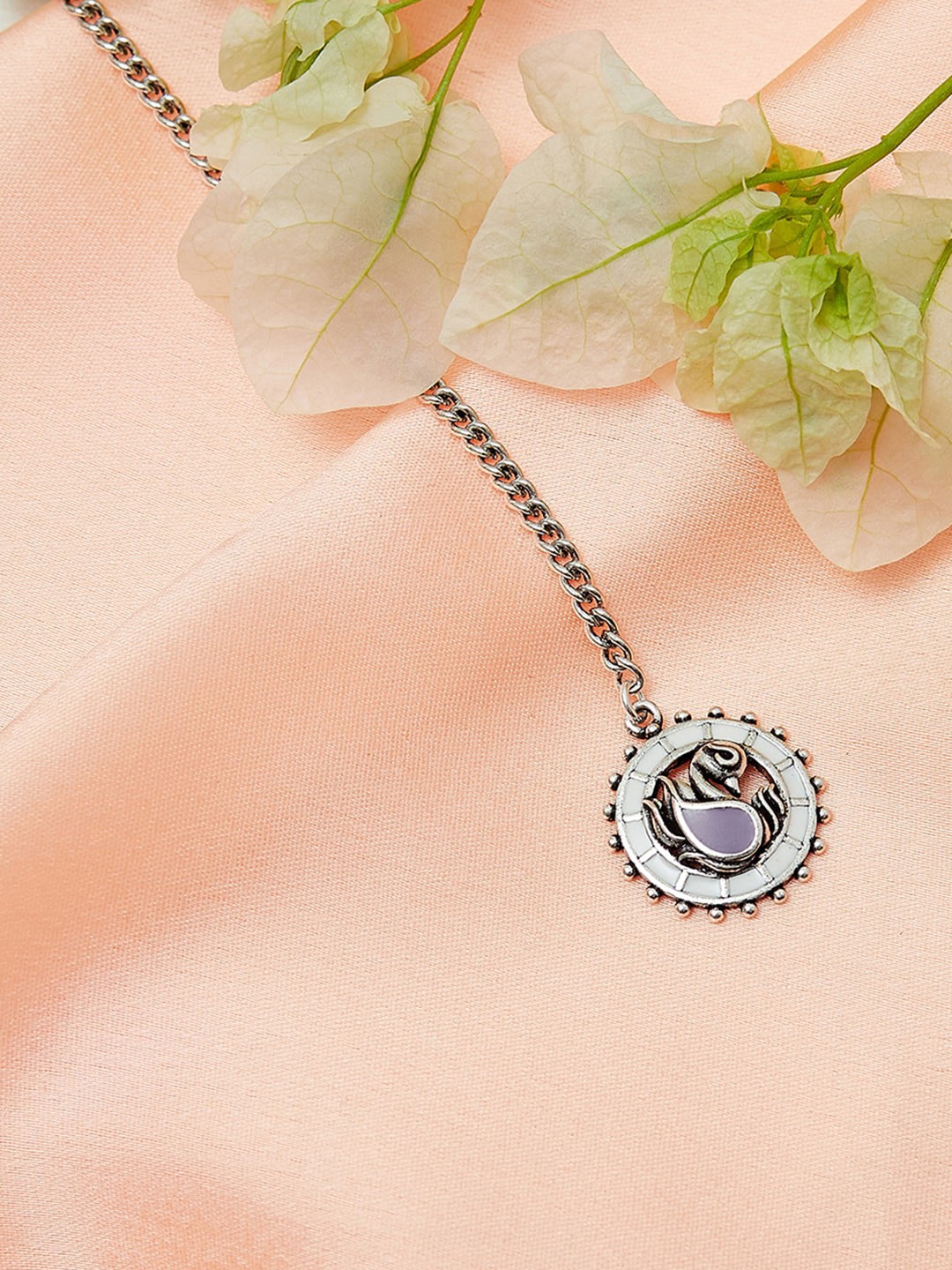 

Voylla Silver-Plated Maang Tikka