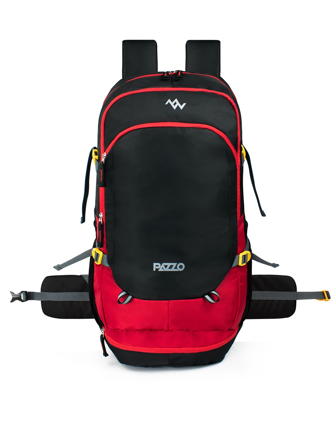 

PAZZO Black & Red Colourblocked Backpack