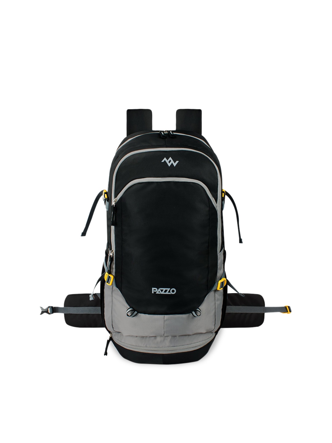 

PAZZO Unisex Black & Grey Backpack