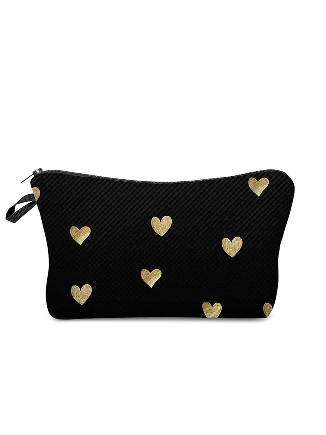 HOUSE OF QUIRK Black Printed Multipurpose Makeup Cosmetic Organisers