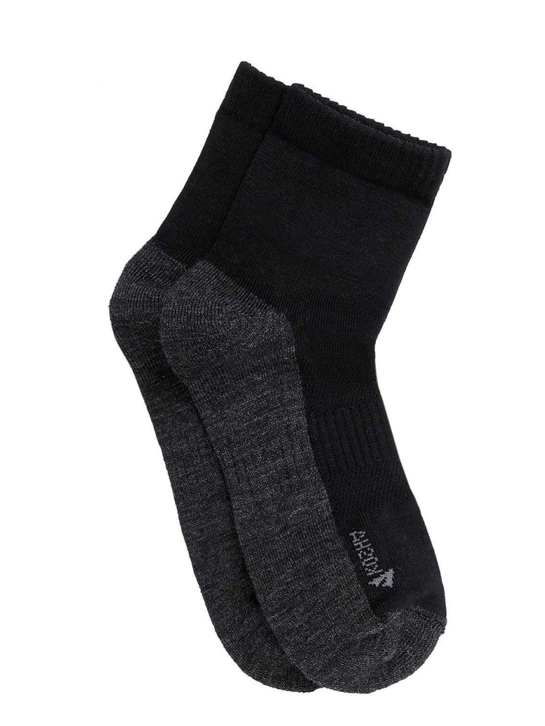 

Kosha Kids-Girls Pack of 3 Black & Grey Cushioned Merino Wool Socks