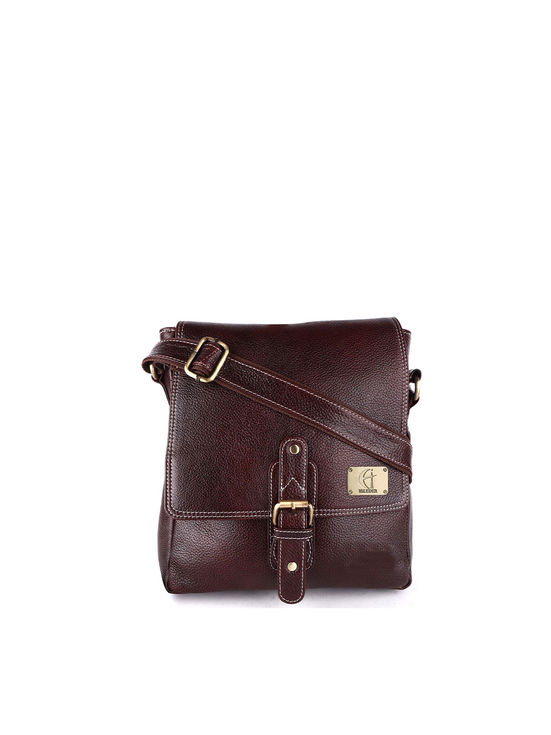 

HiLEDER Unisex Brown Messenger Bag