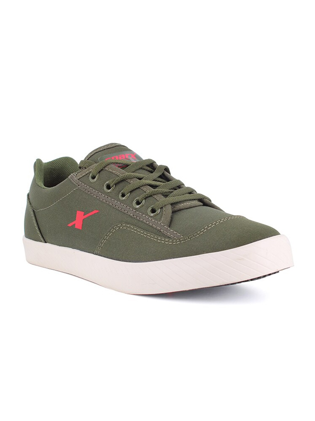 

Sparx Men Green Textile Non-Marking Sneakers