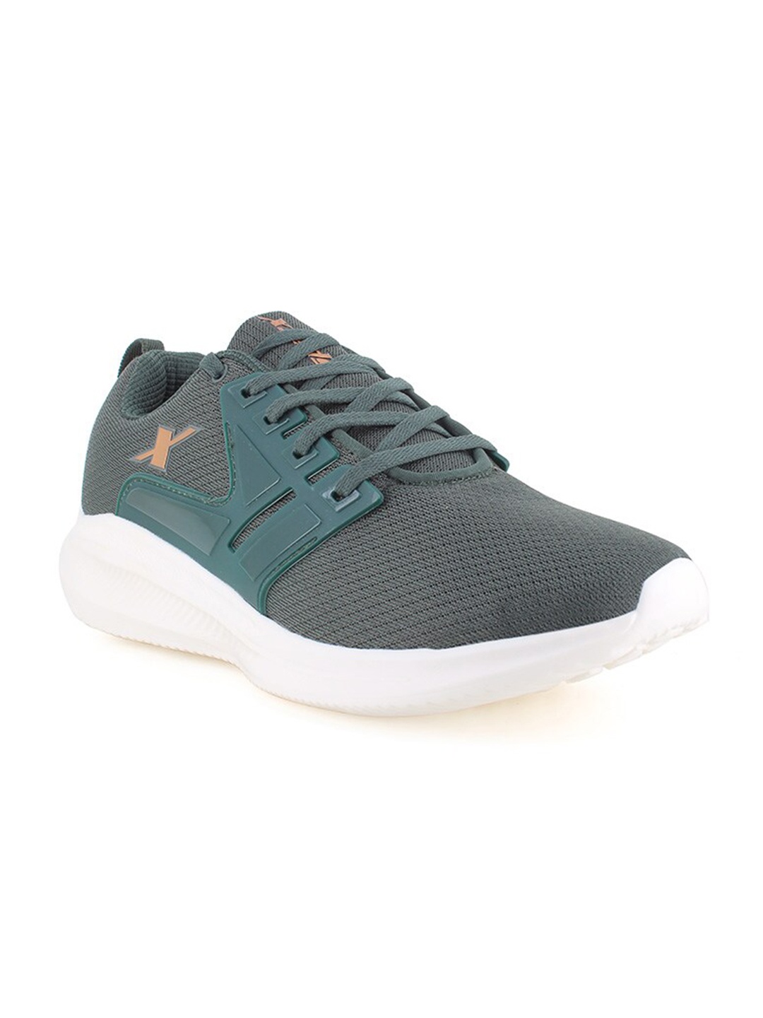 

Sparx Men Green Textile Running Non-Marking Shoes