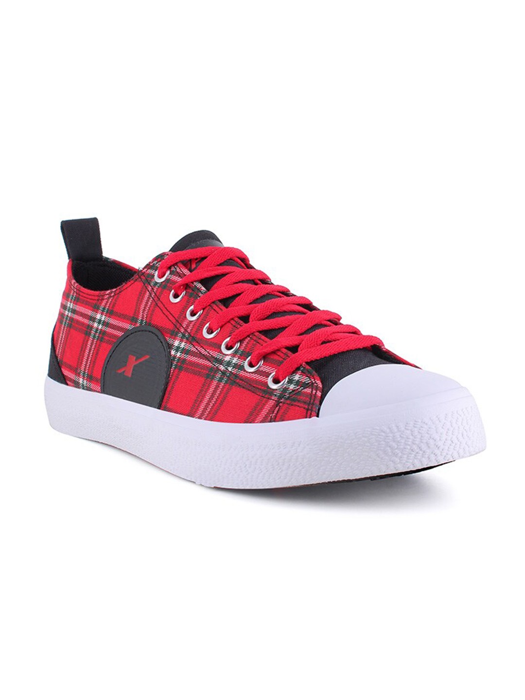 

Sparx Men Printed Round Toe Textile Sneakers, Red