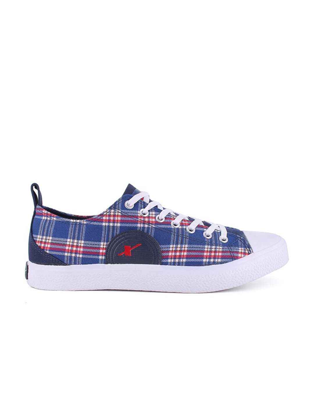 

Sparx Men Checked Sneakers, Navy blue
