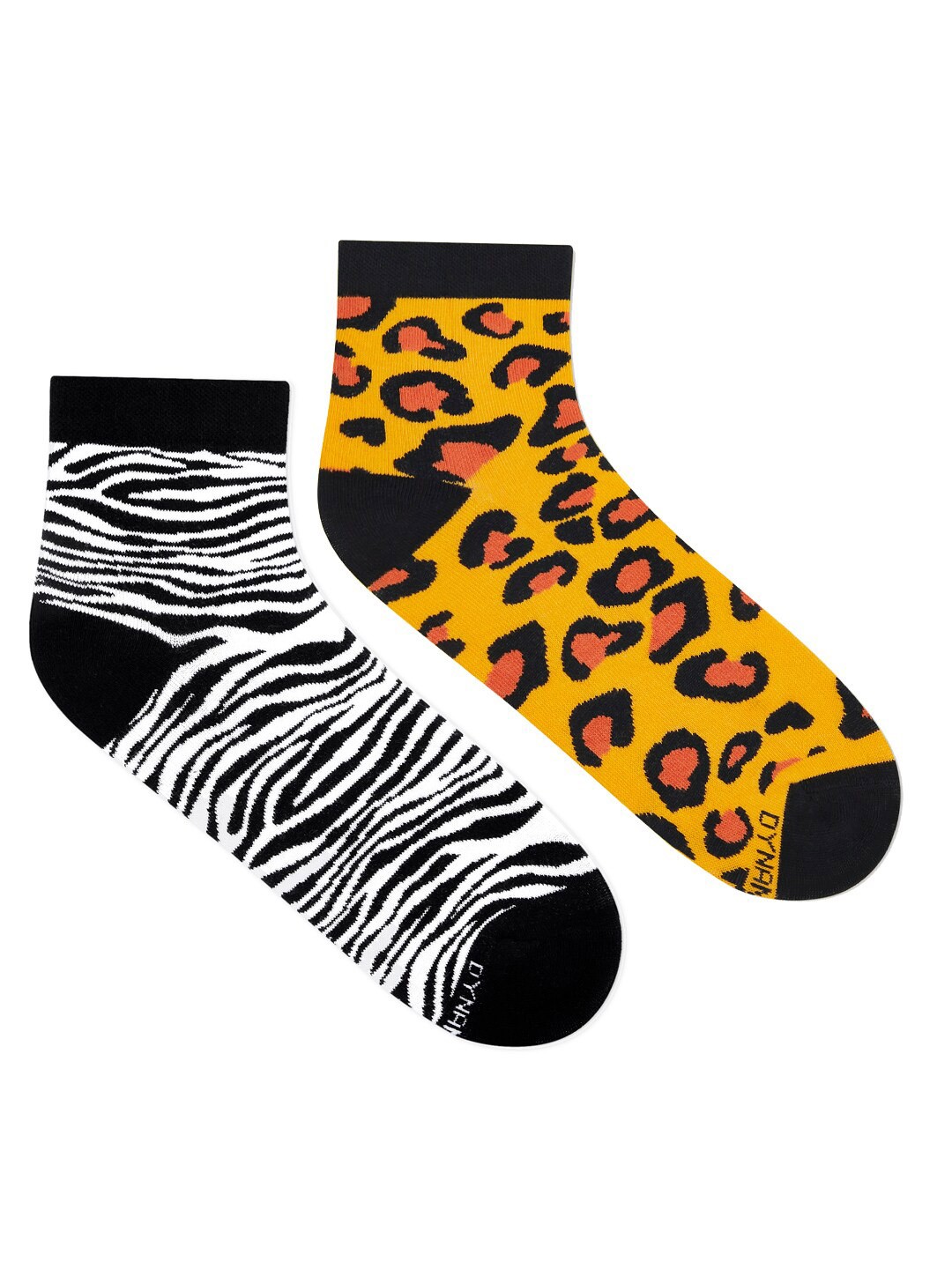 

Dynamocks Unisex Pack Of 2 Patterned Ankle-Length Socks, White