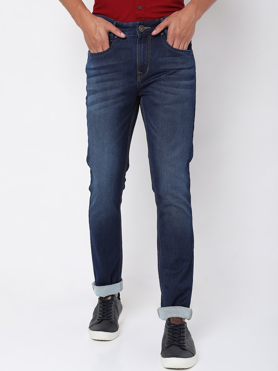 

Mufti Men Blue Skinny Fit Light Fade Jeans