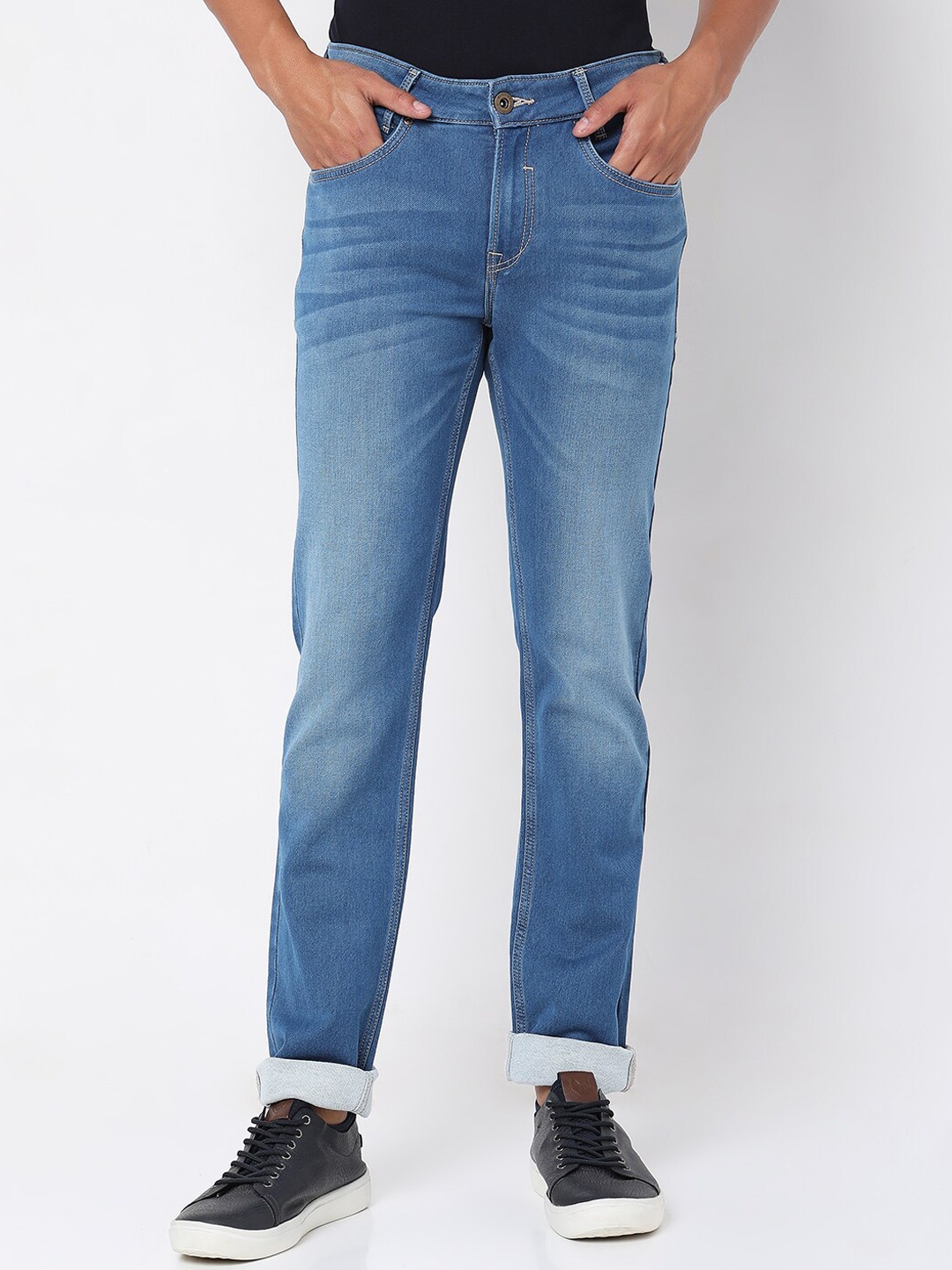 

Mufti Men Blue Slim Fit Heavy Fade Jeans