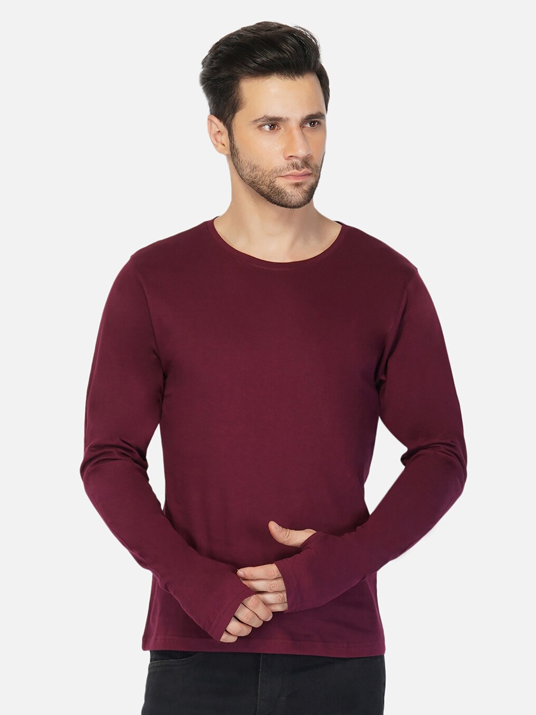 

appulse Men Maroon T-shirt