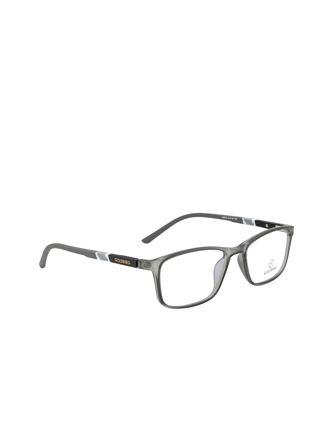 

Gold Berg Adults Unisex Grey Full Rim Square Frames Eyeglasses