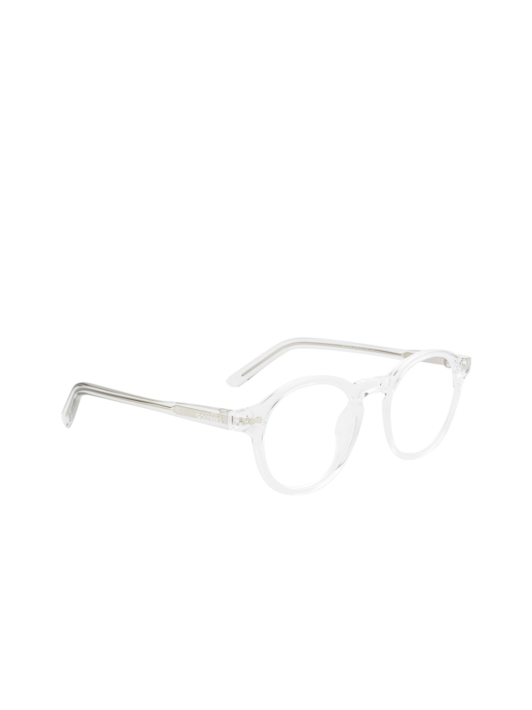 

Gold Berg Unisex Transparent Full Rim Round Frames Eyeglasses