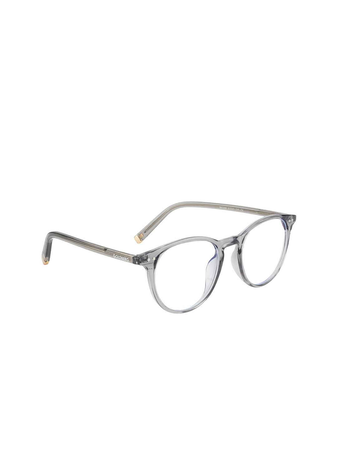 

Gold Berg Unisex Grey Full Rim Round Frames Eyeglasses
