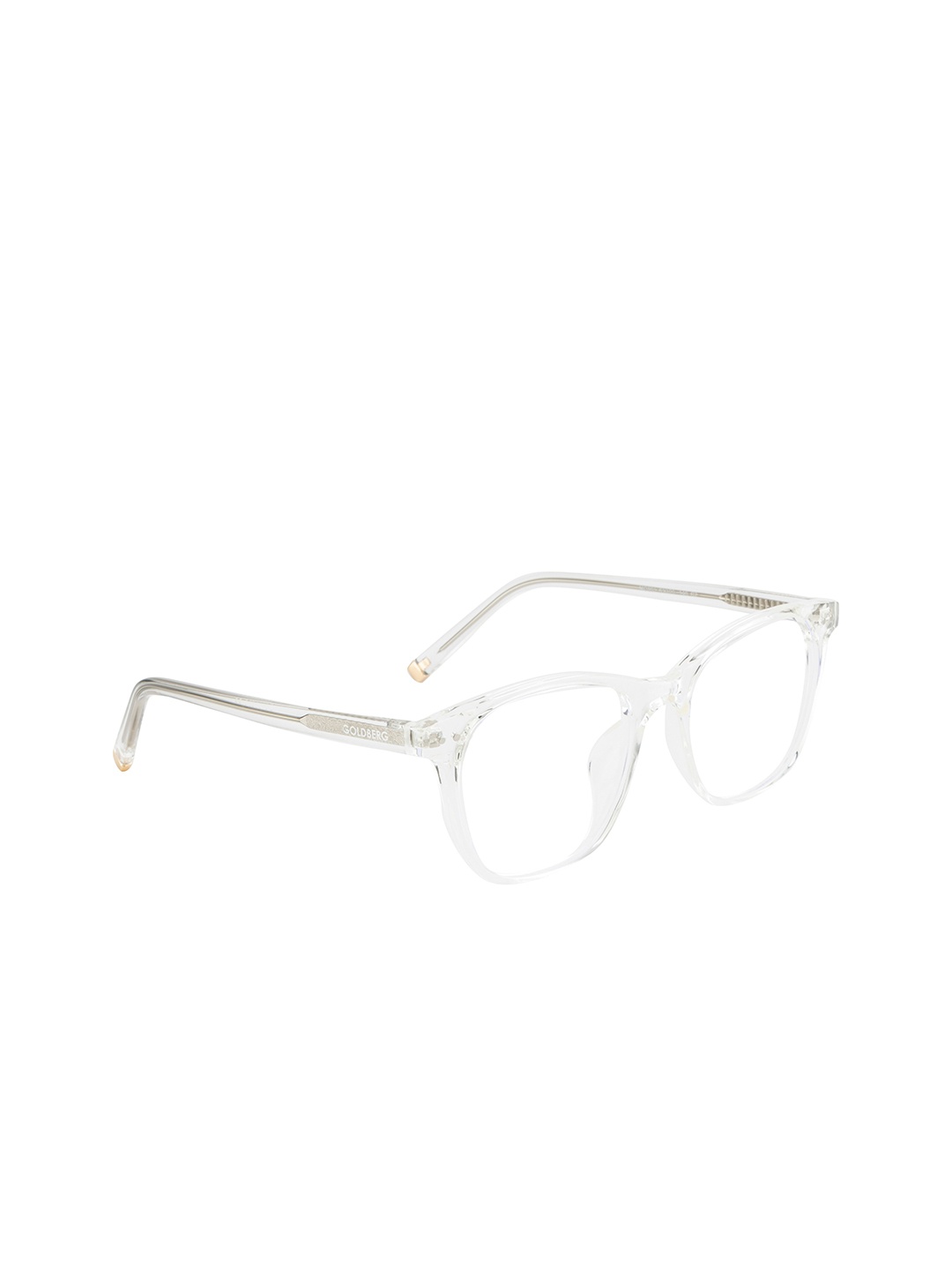 

Gold Berg Unisex Transparent Full Rim Square Frames Eyeglasses
