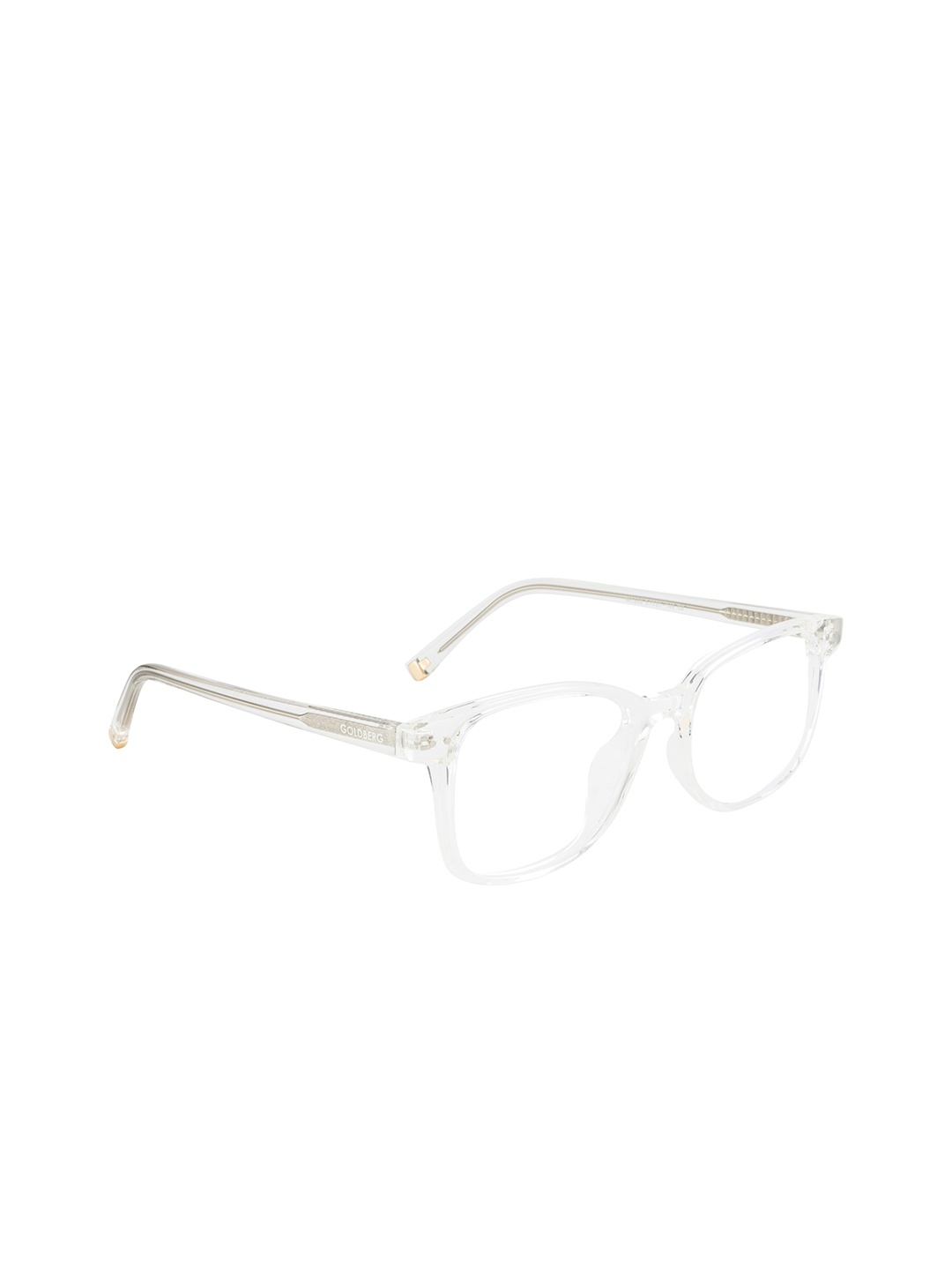 

Gold Berg Unisex Transparent Full Rim Square Frames Eyeglasses