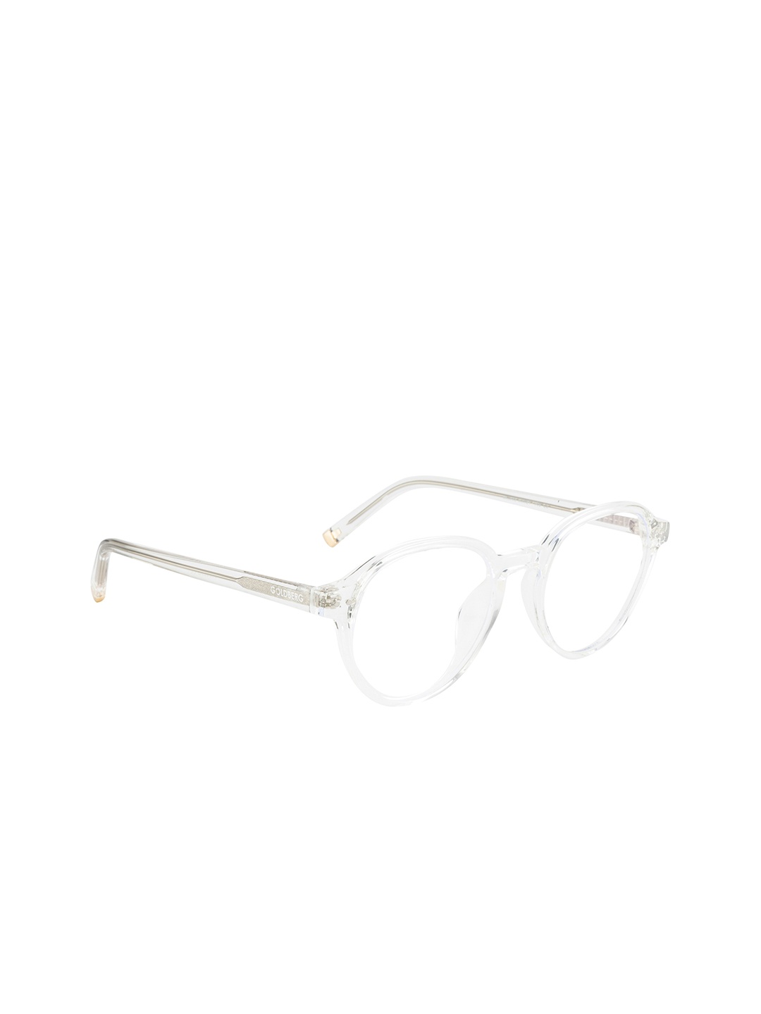 

Gold Berg Unisex Transparent Full Rim Round Frames GB-200_C5