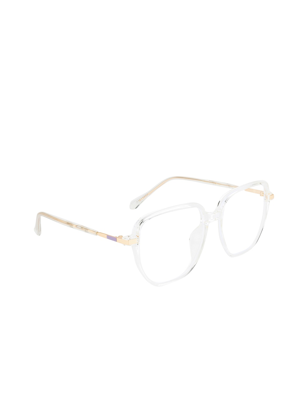 

Gold Berg Unisex Transparent & Gold-Toned Full Rim Square Frames Eyeglasses