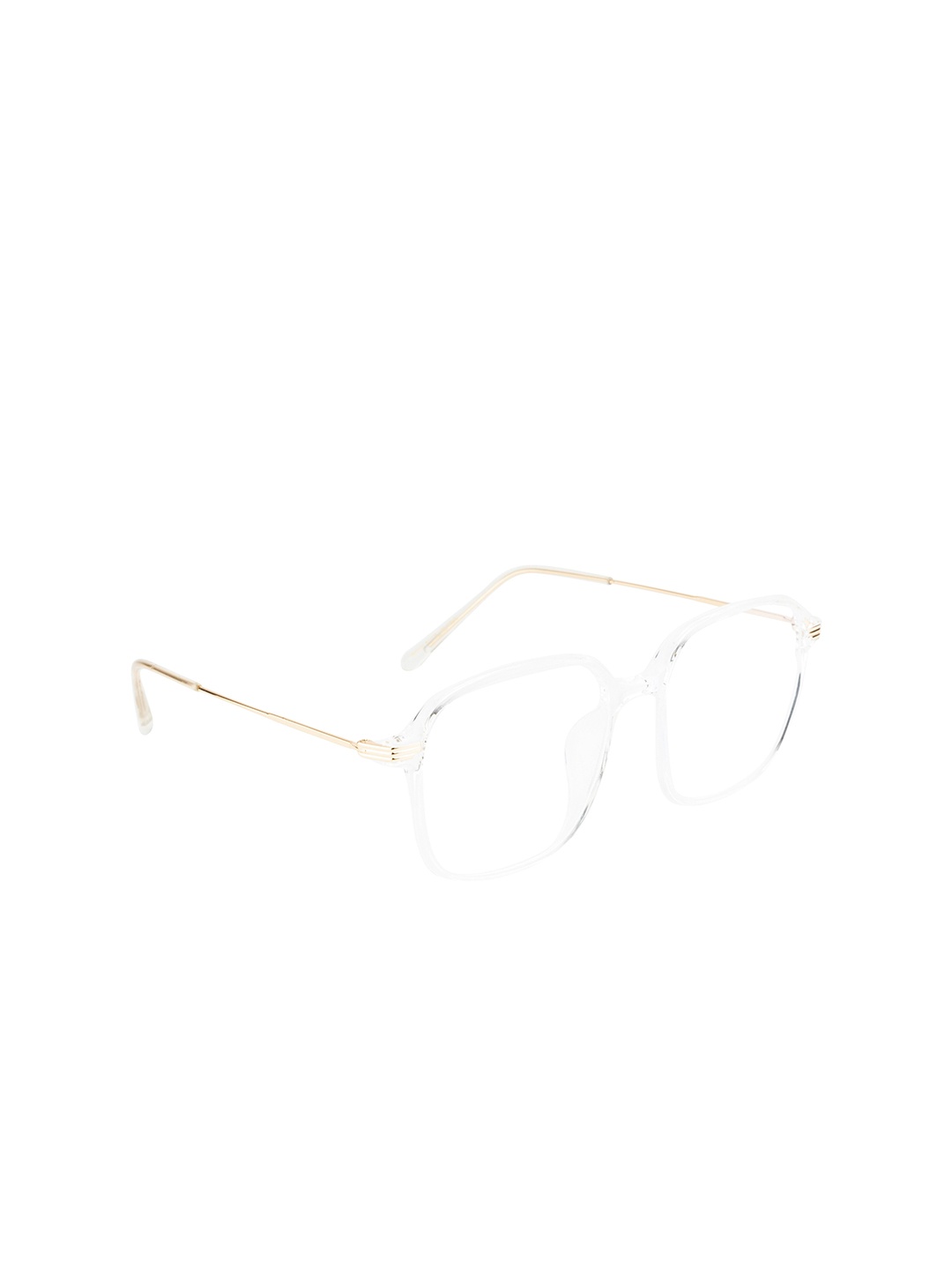 

Gold Berg Unisex Transparent & Gold-Toned Full Rim Square Frames Eyeglasses