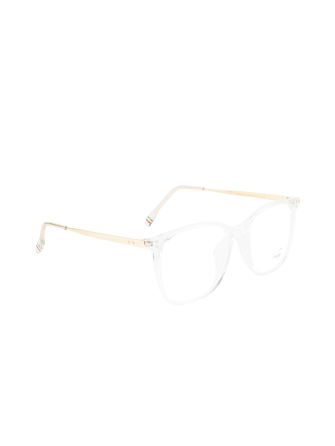

Gold Berg Unisex Transparent & Gold-Toned Full Rim Square Frames Eyeglasses