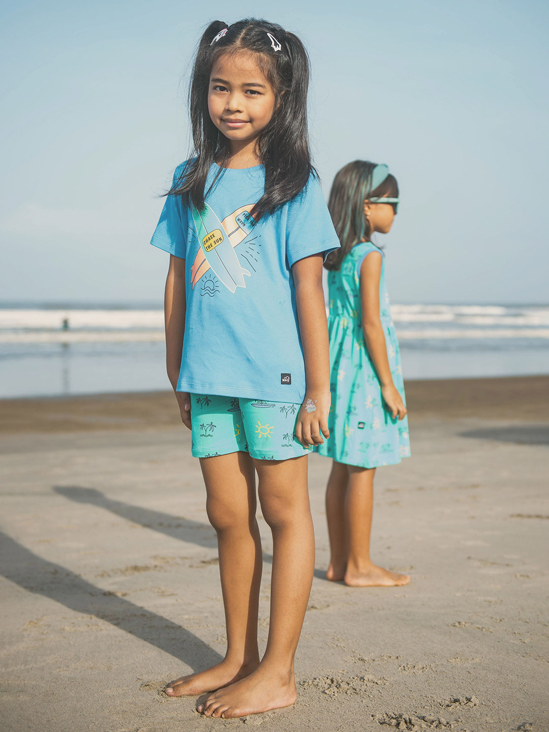 

Whistle & Hops Kids Blue Organic Cotton Sustainable T-shirt