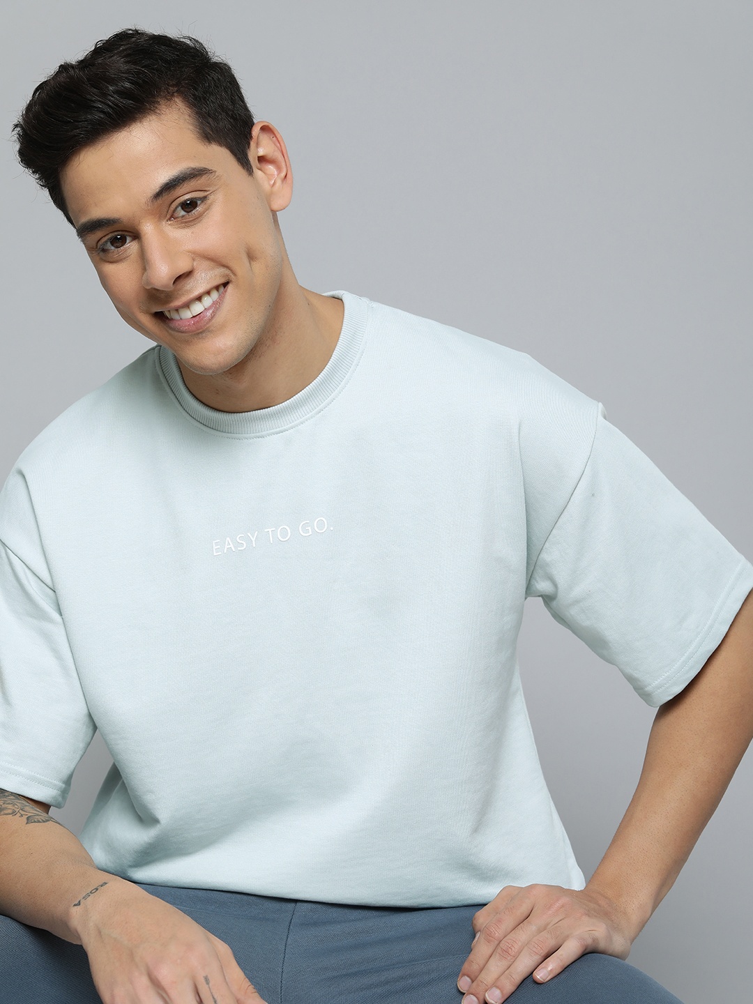 

M&H Easy Men Blue Sweatshirt