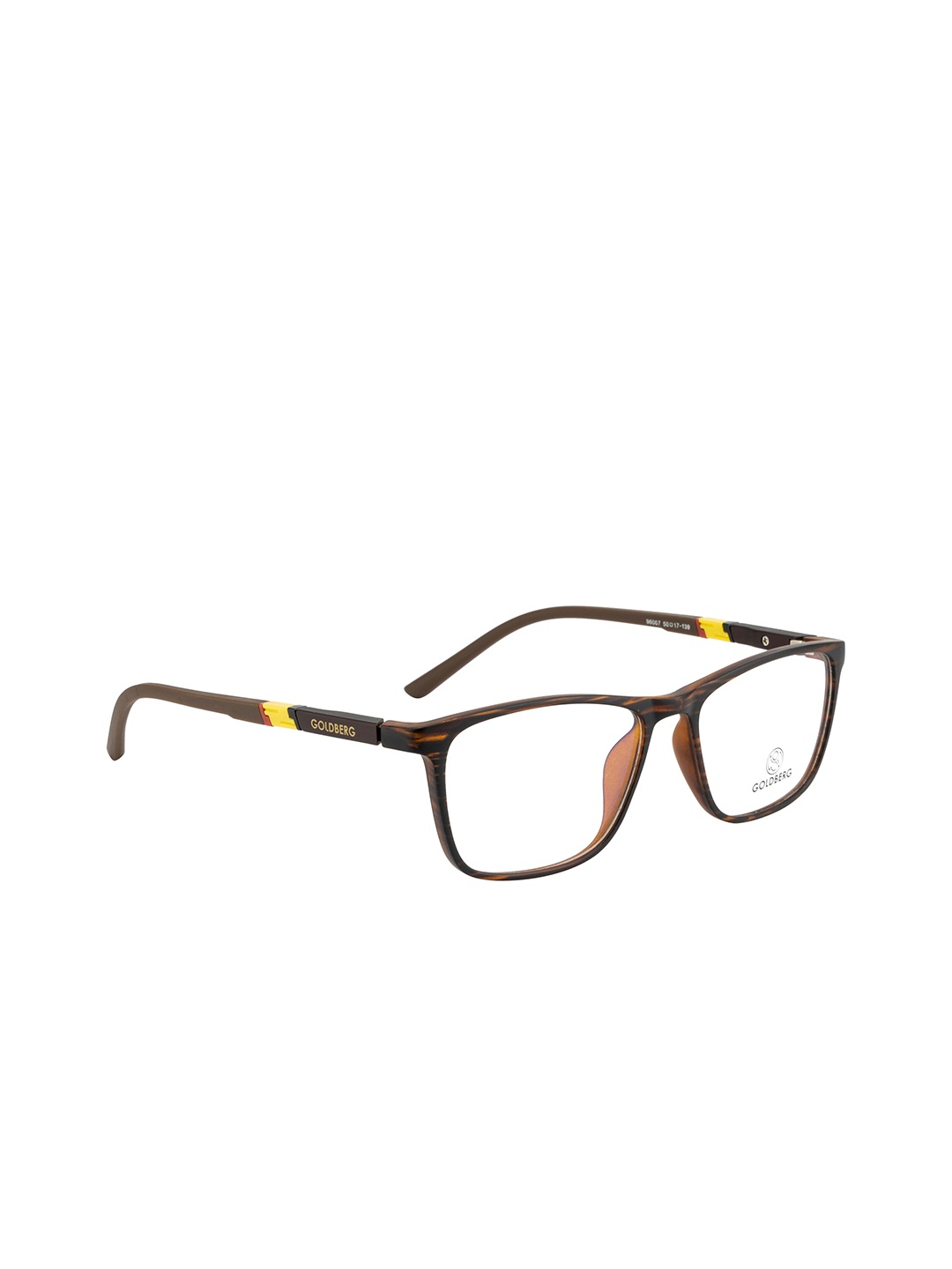 

Gold Berg Unisex Brown Full Rim Wayfarer Frames Eyeglasses