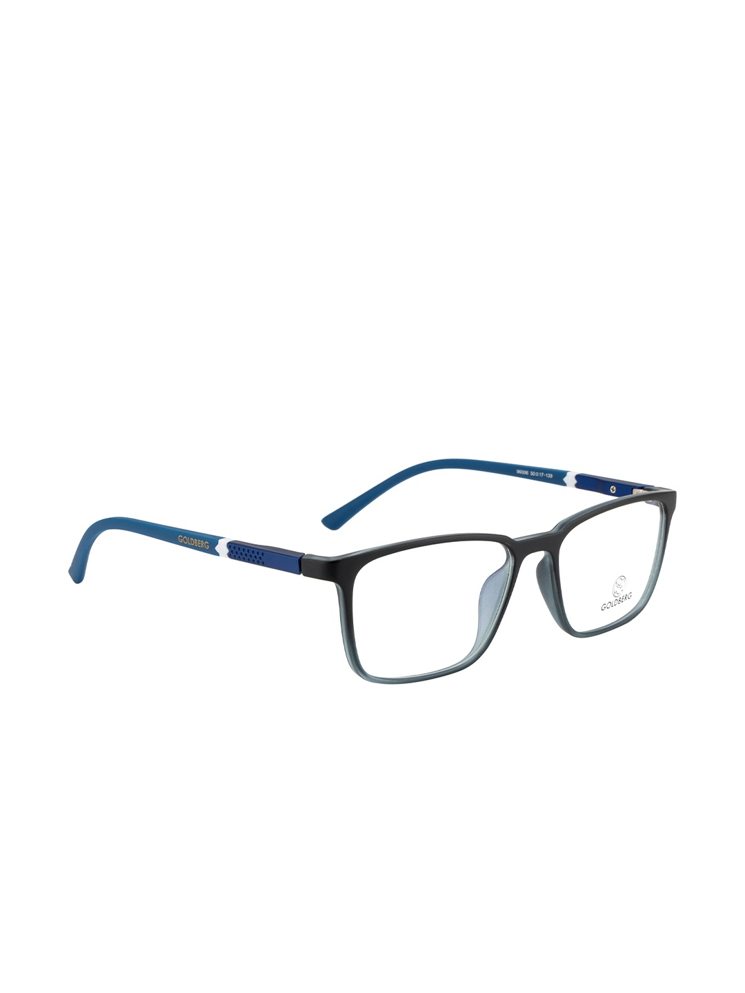 

Gold Berg Unisex Black & Blue Full Rim Wayfarer Frames Eyeglasses