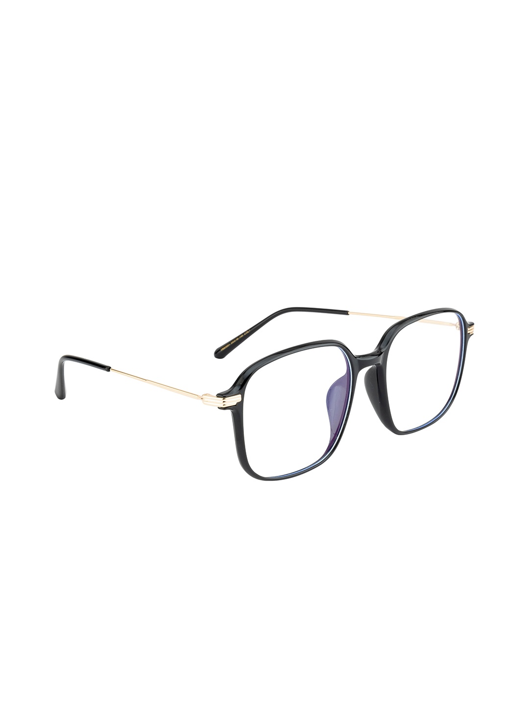 

Gold Berg Unisex Black Full Rim Square Frames Eyeglasses